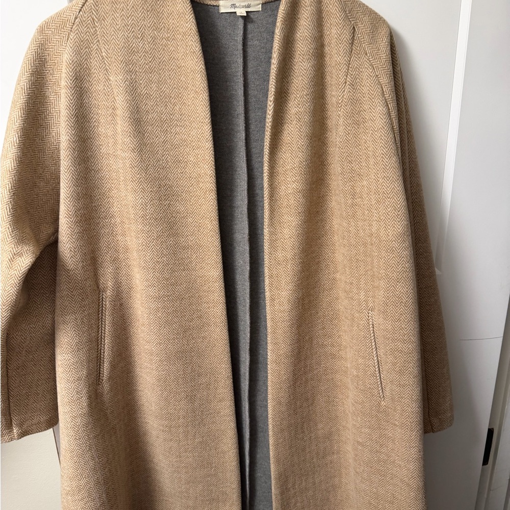 Madewell Tan and Gray Women's Cape